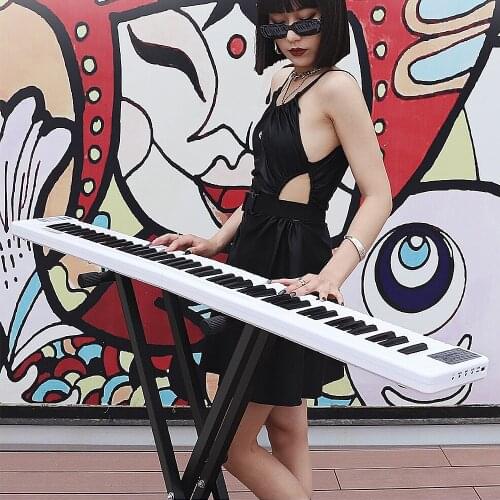 Usb midi controller digital piano 88 key Flexible fold professional elctronic piano keyboard