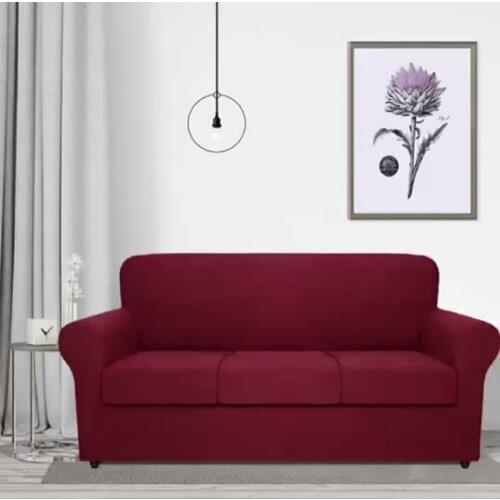 High Stretch Sofa Cover Cushion Covers Loveseat Jacquard Sofa Slipcover for Dogs Pets Anti Slip Furniture Protector Sofa Covers