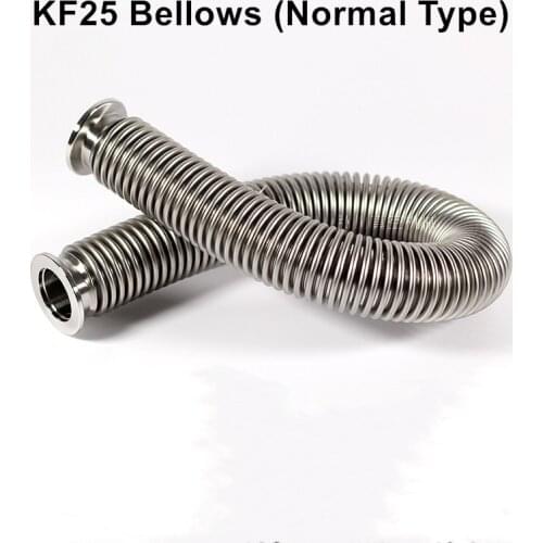 KF25 Normal Type 100-1000mm High Vacuum Bellows Stainless Steel 304 Fast Hose Bellows Pipe Bellows Has Been Tested for Leaks
