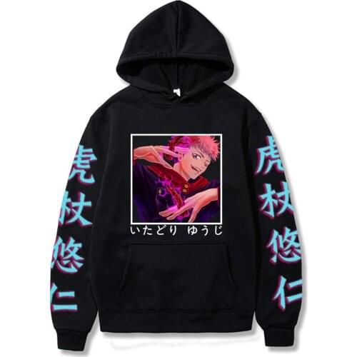 Anime Jujutsu Kaisen Pullover Woman Female Hoddie Sweatshirts