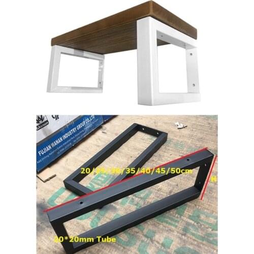 1Pair(2 PCS)/Lot White Black Wall Mounted Shelf Bracket Brackets Support With Screws Square tube Frame