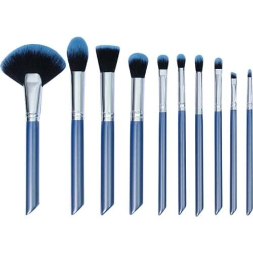 10PCS Cosmetics Eyeshadow Concealer Makeup Brushes Set Professional Full Eye Shadows Foundation Beauty Brush for Blush Make Up