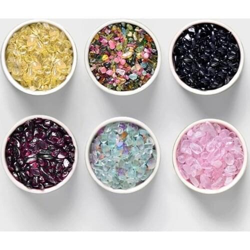 100g/Bag Natural Mixed Quartz Crystal Stone Rock Gravel Natural Tumble Stones Minerals For Fish Tank Aquarium Garden Decoration