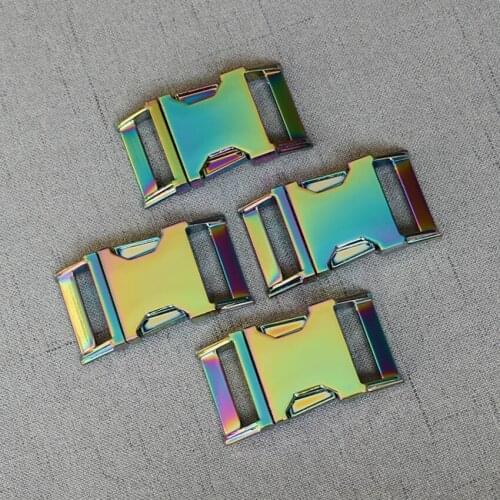 50 Pcs/Lot 25mm Release Buckle Metal Detach Buckle Use For Sports Bags Students Bags Luggage Travel Buckle Accessories