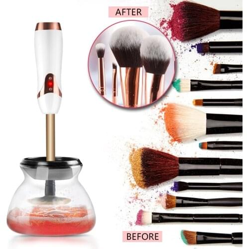 Automatic Makeup Brush Cleaner Dryer Machine Beauty Tool for All Size Brushes Deep Cosmetic Brush Spinner Deep and Fast Cleaning