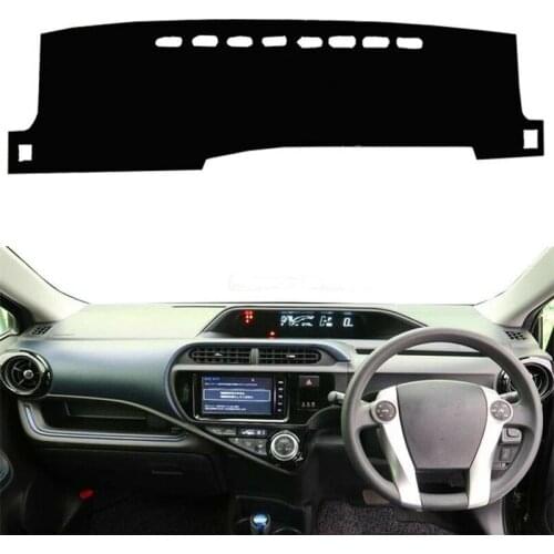 For Toyota Aqua Prius C 2012-2015 2016 2017 2018 2019 2020 Dashboard Cover Mat Pad Dashmat Dash Sunshade Carpet Car Accessories