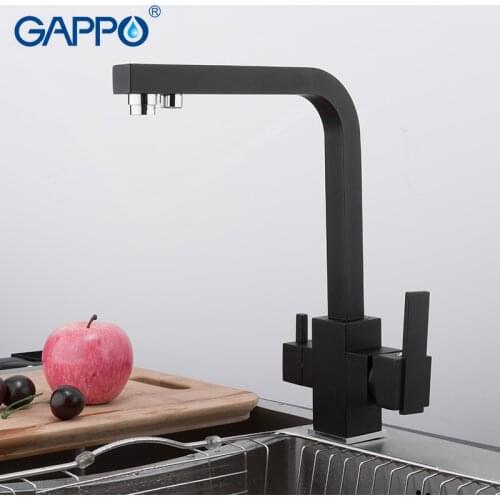 GAPPO kitchen faucet chrome Brass kitchen sink faucets kitchen filter taps mixers tap water purified faucet torneira Y40519
