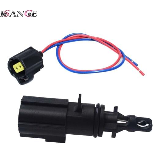 ISANCE Intake Air Temperature Sensor 56028364AA & Wiring Harness Connector Plug For Chrysler Dodge Jeep Mitsubishi Ram Dakota