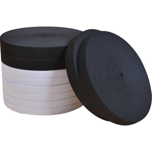 Hot sale 10 meters/lot width 1cm Thick elastic rubber bands clothing accessories elastic webbing DIY garment sewing accessories