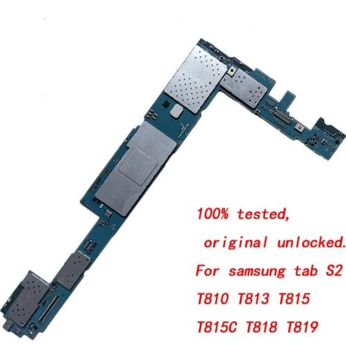 Unlocked Samsung Galaxy Tab S2 Mainboard SM-T815 T810 T813 T818 T819 Motherboard Replacement WLAN / 4G Version Android System OS