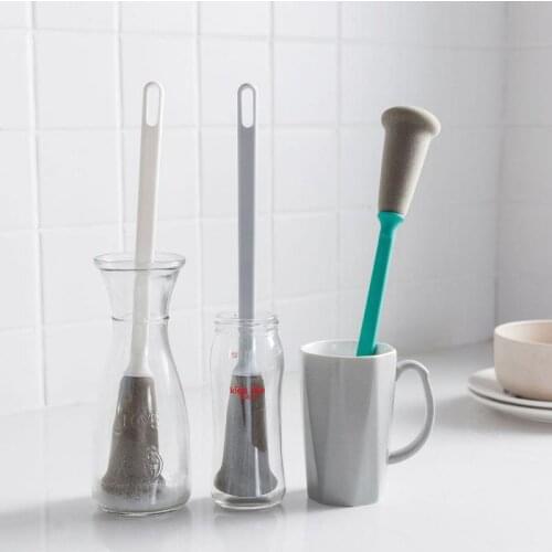 Thermal Cup Coffee Mug Tea Pot Washing Brush Cleaning Tools Long Handle Sponge Brush Baby Milk Glass Bottle Cleaning Brush