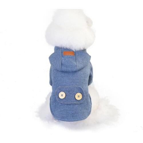 Cute korea Dog Hooded Winter Pet Dog Clothes For Dogs Coat Jacket Cotton Ropa Perro Clothing For Dogs Pets Clothing