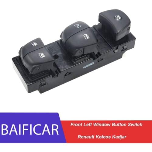 Baificar Brand New Left Front Lifter Switch Window Button With One-down Lift 254119706R For Renault Koleos Kadjar