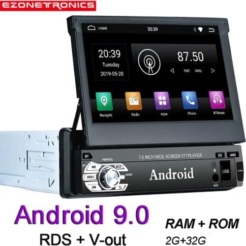 2G+32G Android 9.0 RDS Universal 1din Car Multimedia player GPS navi 1024x600 Touch Screen Wifi FM BT Mirror Link Remote Control