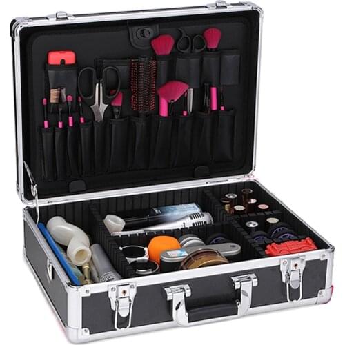 High quality Multifunctional Receiving Box Hand-held professional Embroidery eyebrow master Special hairdressing case