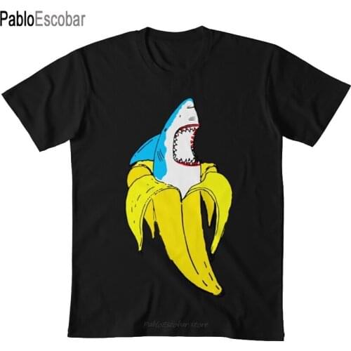 Funny Banana Shark T shirt funny banana shark banana shark banana fruit fruits shark fish trend trending pashions