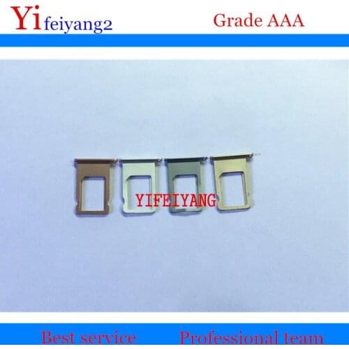 100pcs YIFEIYANG Original New Nano Sim Card Tray Slot Holder For iPhone 6s / 6s Plus Replacement Parts