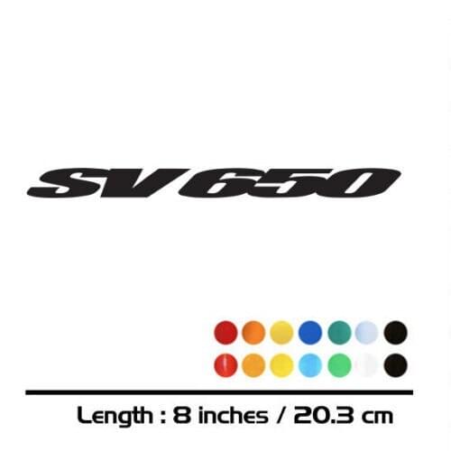 2 X New Sales motorcycle bike Fuel tank Wheels Fairing notebook Luggage helmet MOTO Sticker decals For SUZUKI SV650