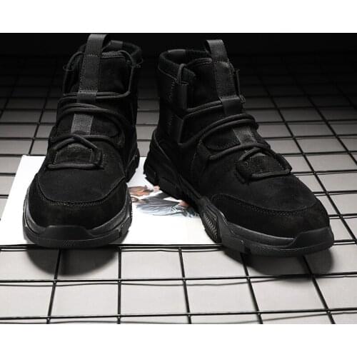 2019 new mens leather mens boots winter mens shoes ankle boots mens snow shoes work winter mens safety boots