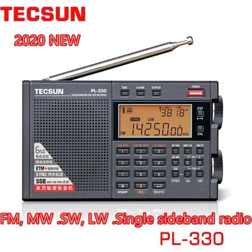 2020 New Tecsun PL-330 Radio Receiver FM/MW/SW/LW all band portable radio fm
