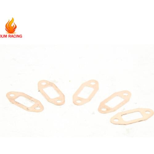 Exhuast Pipe Metal Gasket 5pcs/set Fit 23-30.5CC Zenoah CY Engine for HPI BAJA RV KM Rc Car Parts
