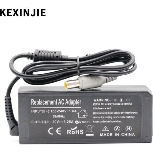 For IBM / Lenovo / Thinkpad X200 X201 X220 X230 X300 Laptop Netbook Ac Adapter Power Supply Charger 20V 3.25A