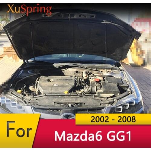 Car Strut Bars for Mazda6 Mazda 6 2002 2003 2004 2005 2006 2007 2008 Engine Spring Shock Hydraulic Rod Gas Damper