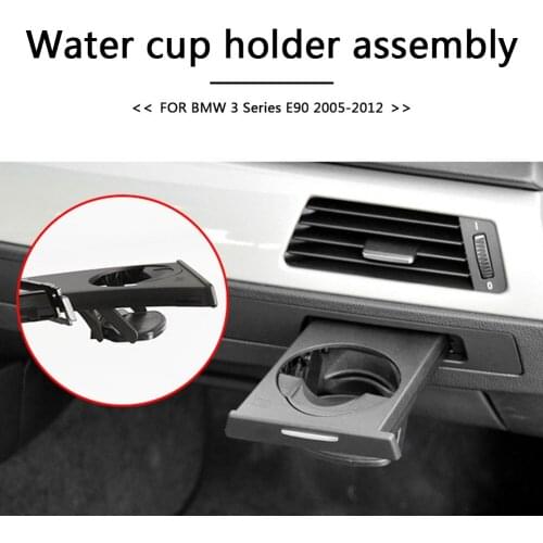 Dashboard Car Cup Holder Car Accessory Retractable Cup Holder Assembly Assy in Dashboard for BMW E90 3 Series 2005-2012