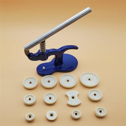 Watch Repairs Tool Watch Press Cover Machine Capping Machine Watch Back Case Closer with 12 Dies