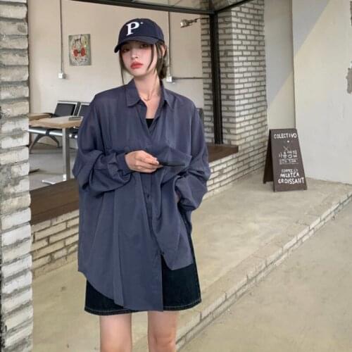 Cheap wholesale 2021 spring summer autumn new fashion casual ladies work women Blouse woman overshirt female OL At5204H