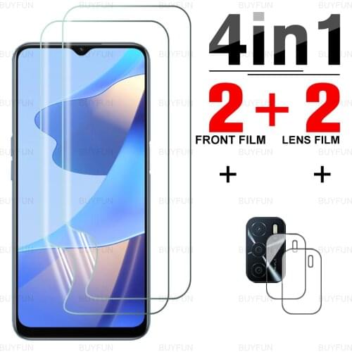 For Oppo A16 6.52inch HD Full cover Front Hydrogel Soft Film on for oppo A16 A 16 appo A16 screen protector camera lens film