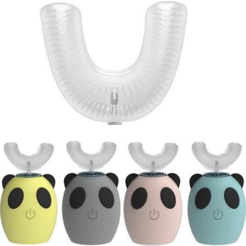 Food Silicone U-shaped Toothbrush Head Only For Panda Electric Toothbrush Replacement Head Replace Brush Head （Non-general