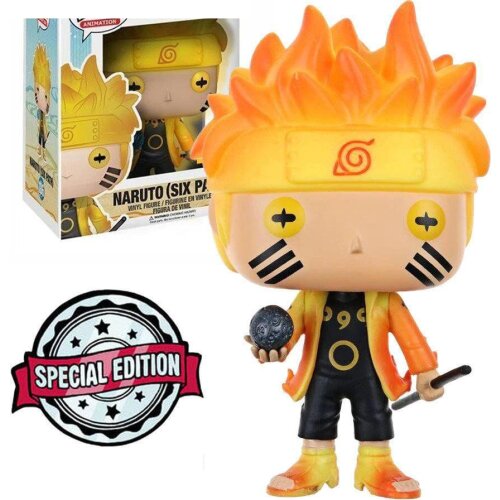 FUNKO NARUTO Action Figures Naruto Six Path 186# Special Edition Japanese Animation Vinyl Figure Collection Model Figure Toys