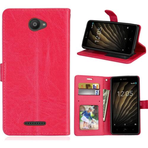 Flip phone Case for BQ Aquaris U / U lite leather Phone Cases for BQ U / U lite Cover Shells anti-knock case 8 color