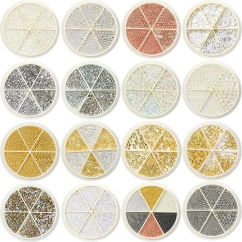 HNUIX Acrylic Glitter Tiny For Nails Artdiamond Shaped Mixed Size Rhinestone Nail Art Decoration Crystal DIY Manicure Tools