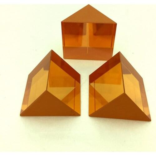 25.4 * 25.4 * 25.4mm Right Angle Prism Material zinc selenide infrared prism for sale