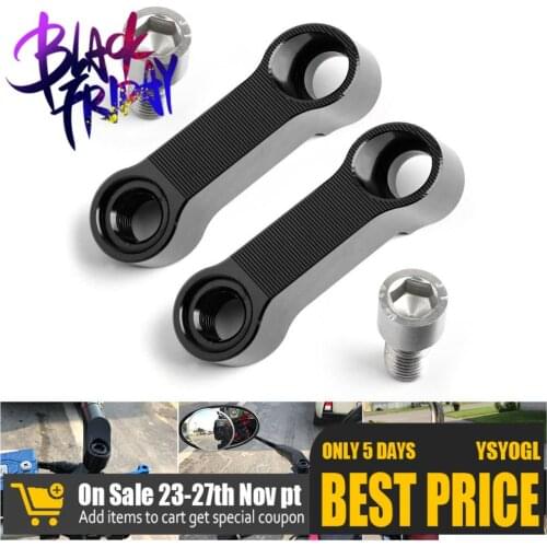 Motorcycle Mirror Riser Extenders Spacers Extension Adapter Kit for Cb1000r Cb600f Hornet Cb600 Cb1300sf Cb750 Cb400