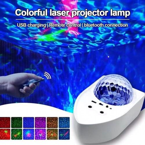 Spaceship Star Bluetooth-compatible Night Light Starry Sky Projector Galaxy LED Projection Lamp Kids Home Party Atmosphere Decor