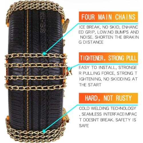 Top Sales Stronger Pull Universal Anti-skid Chains Without Slipping Snow Tire Chain