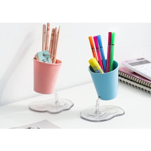Multifunctional Storage Box Makeup Organizer Pen Holder Succulent Vase Stationery Tableware Storage Rack Desktop Decoration