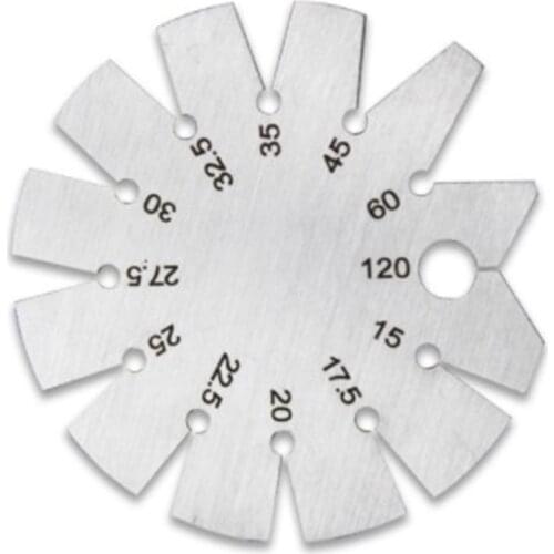 Stainless Steel Bevel Gauge Angle Protractor Range 15 Degree -120 Degree Gage Tools