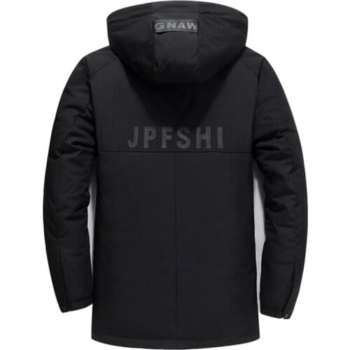 2020 Winter New Mens Thick Down Jacket Clothing Fashion Casual High Quality Hooded Duck Down Parka Coat Male Brand Clothes