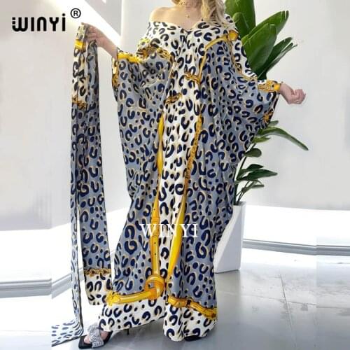 NEW Fashion dress for women /Lady ,Elegant oversized Dress African printed dresses Caftan traf robe beach wear kimono cadigan