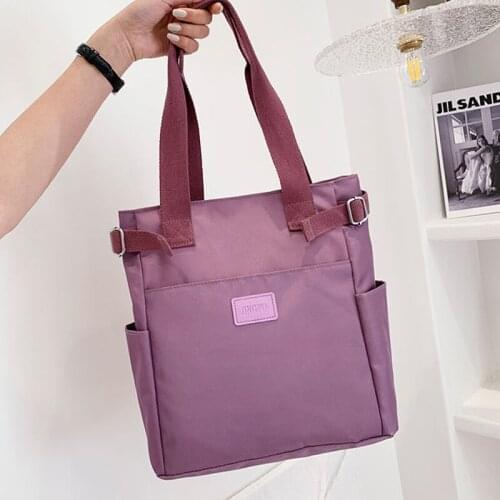 Daily Waterproof Oxford Tote Bag Female Casual Shoulder Bag High Quality Handle Bag Large Capcity Handle Bags Shopping Purse sac