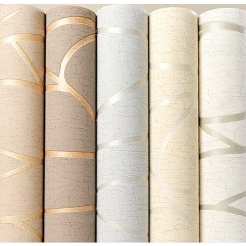 Simple modern 3d embossed non-woven wallpaper living room bedroom TV background wall wallpaper factory outlet