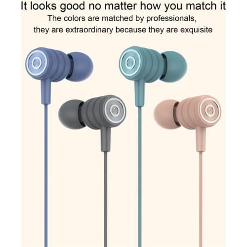 3.5mm Wired Headphones In-ear 5D Heavy Bass Earbuds Line Control Earphone Music Sport Gaming Headset With mic For Xiaomi IPhone