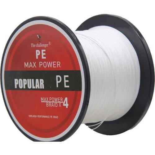 FishingLife 1500M 4 Strands Good Quality PE Braided Fishing Line Multifilament Fish Line Rope 8 10 20 30 40 60 80LB