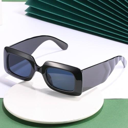 Vintage Fashion Square Sunglasses Women Men Famous Brand Luxury Designer Big Frame Rectangle Retro Driving Sun Glasses UV400
