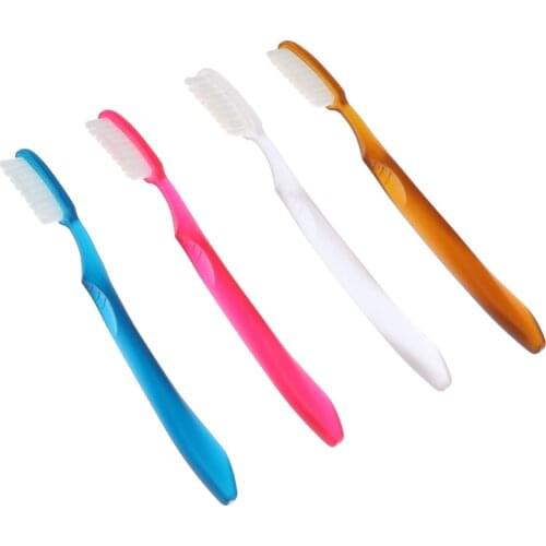 4 Pieces Super Hard Toothbrush Extra Hard Large Brush Head Adult Toothbrush Manual Toothbrush Firm Toothbrush
