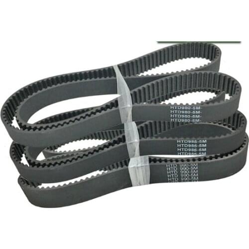 HTD960-5M HTD965-5M HTD970-5M HTD975-5M HTD980-5M HTD985-5M HTD990-5M Rubber Timing Belt Black 1PC